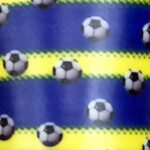 Soccer Balls Blue Yellow